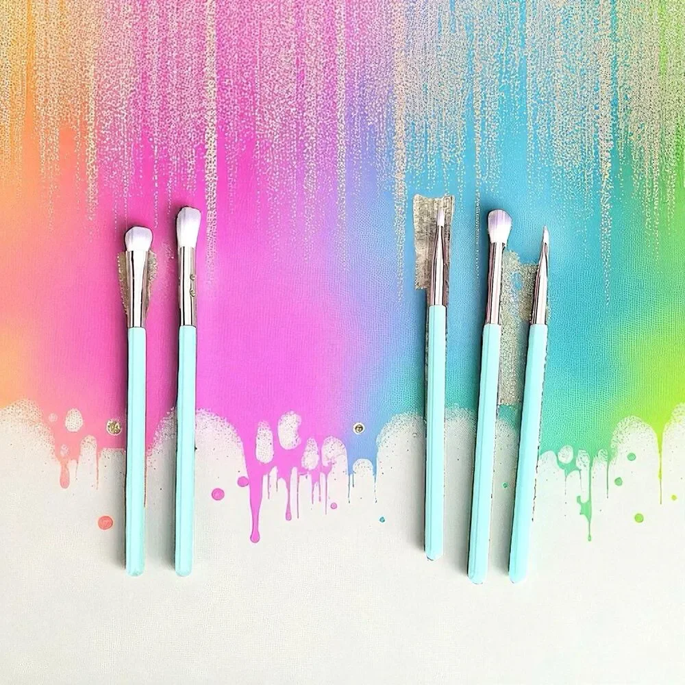 Slmissglam Stay Sparkly 5 Pcs Ombre Brush Set New MSRP $72